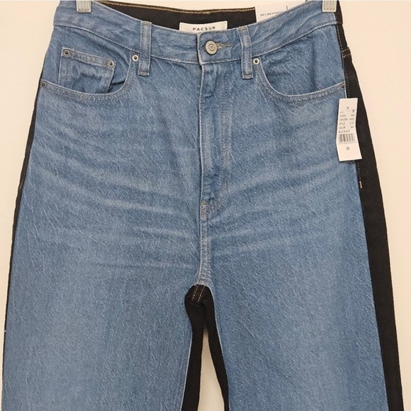 89 PACSUN TWO TONE 90S BOYFRIEND JEANS WOMEN'S SIZE 26 - Picture 6 of 7
